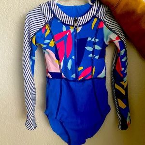 Maaji One Piece Swim / Rash-guard for girls. Size 6